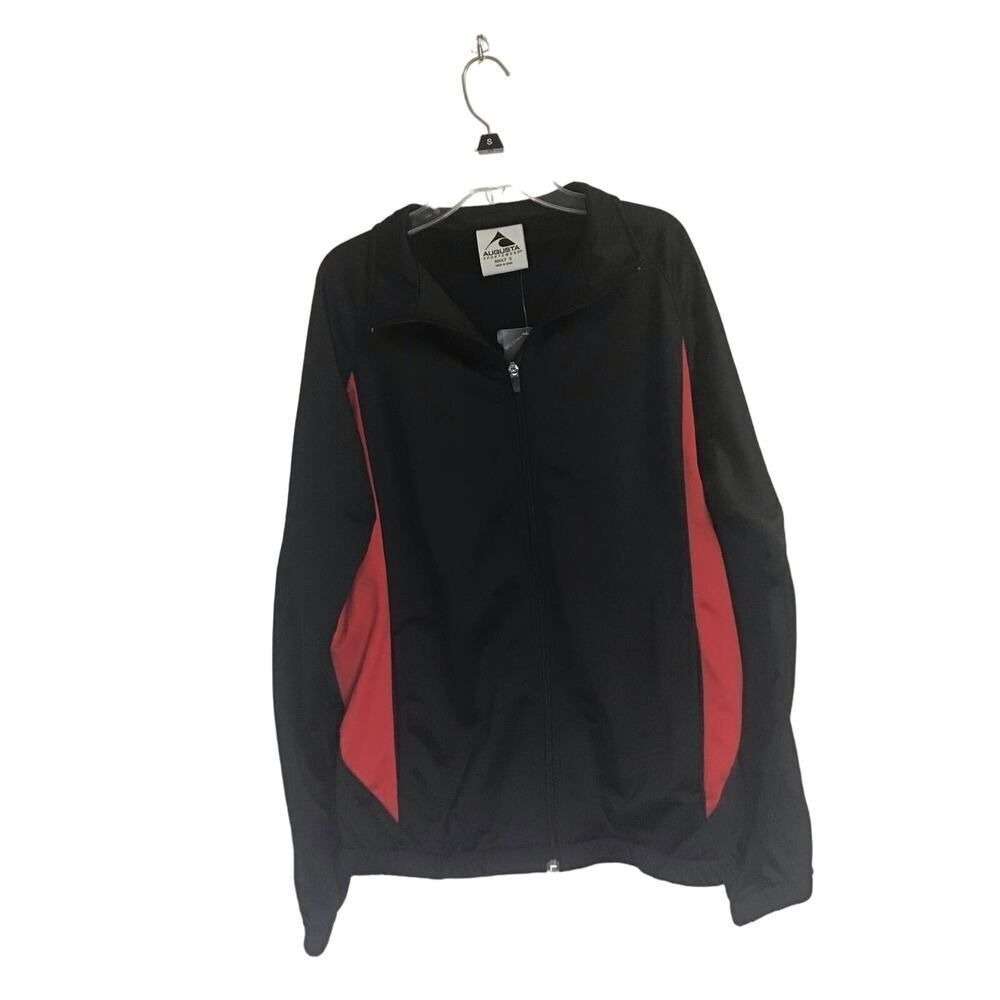 Augusta Sportswear Black and Red Jacket Adult Small